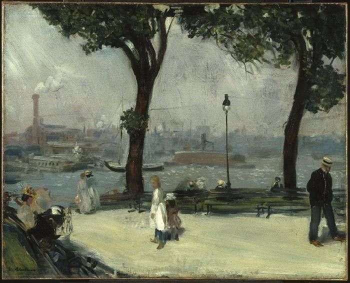 William Glackens East River Park